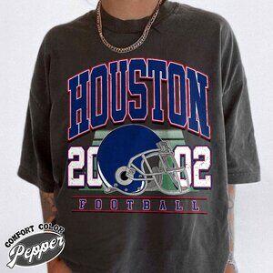Houston Football Classic Style Comfort Colors T-Shirt 91